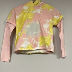 Epic Threads long sleeve multi-colored, crop hoodie, M